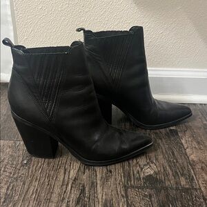 Marc Fisher Black Ankle Boots